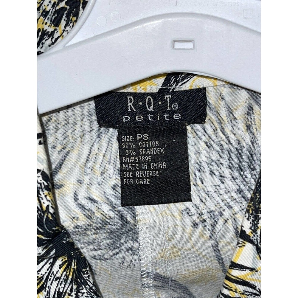 RQT Petite Size Petite Small Women’s Jacket Blazer Sunflower Pattern Lightweight - Picture 2 of 8